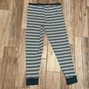 PINK Victoria's Secret Green and White Pajama Pant